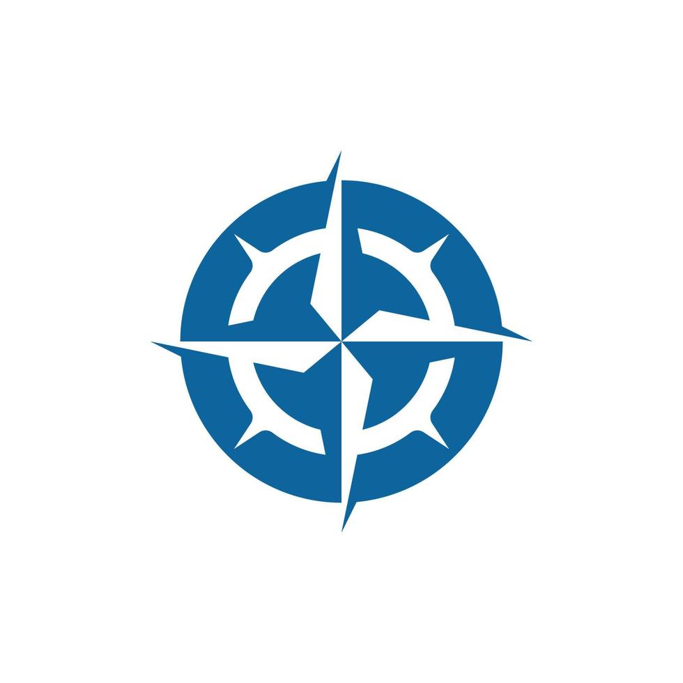 Compass vector icon illustration