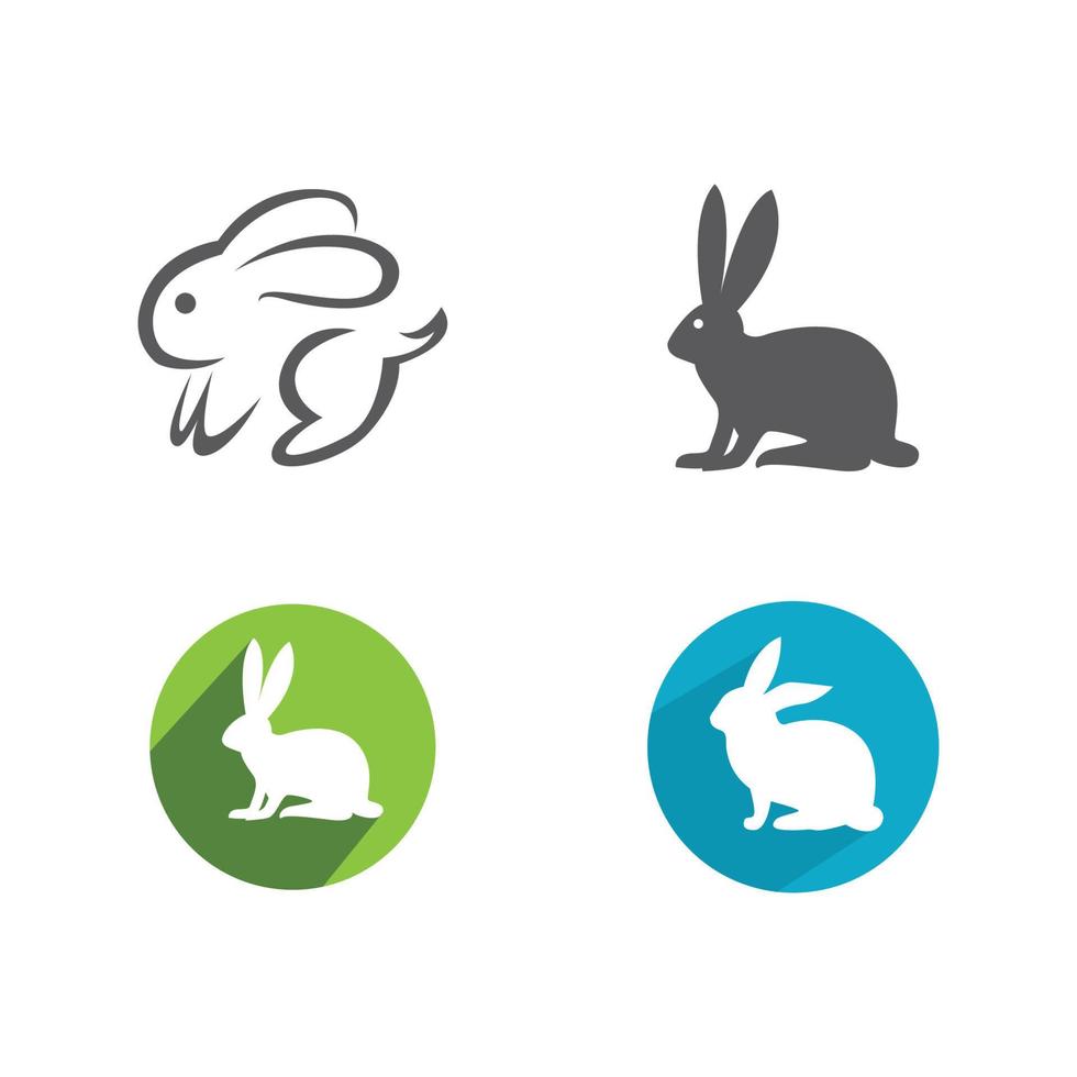 Rabbit vector icon illustration design