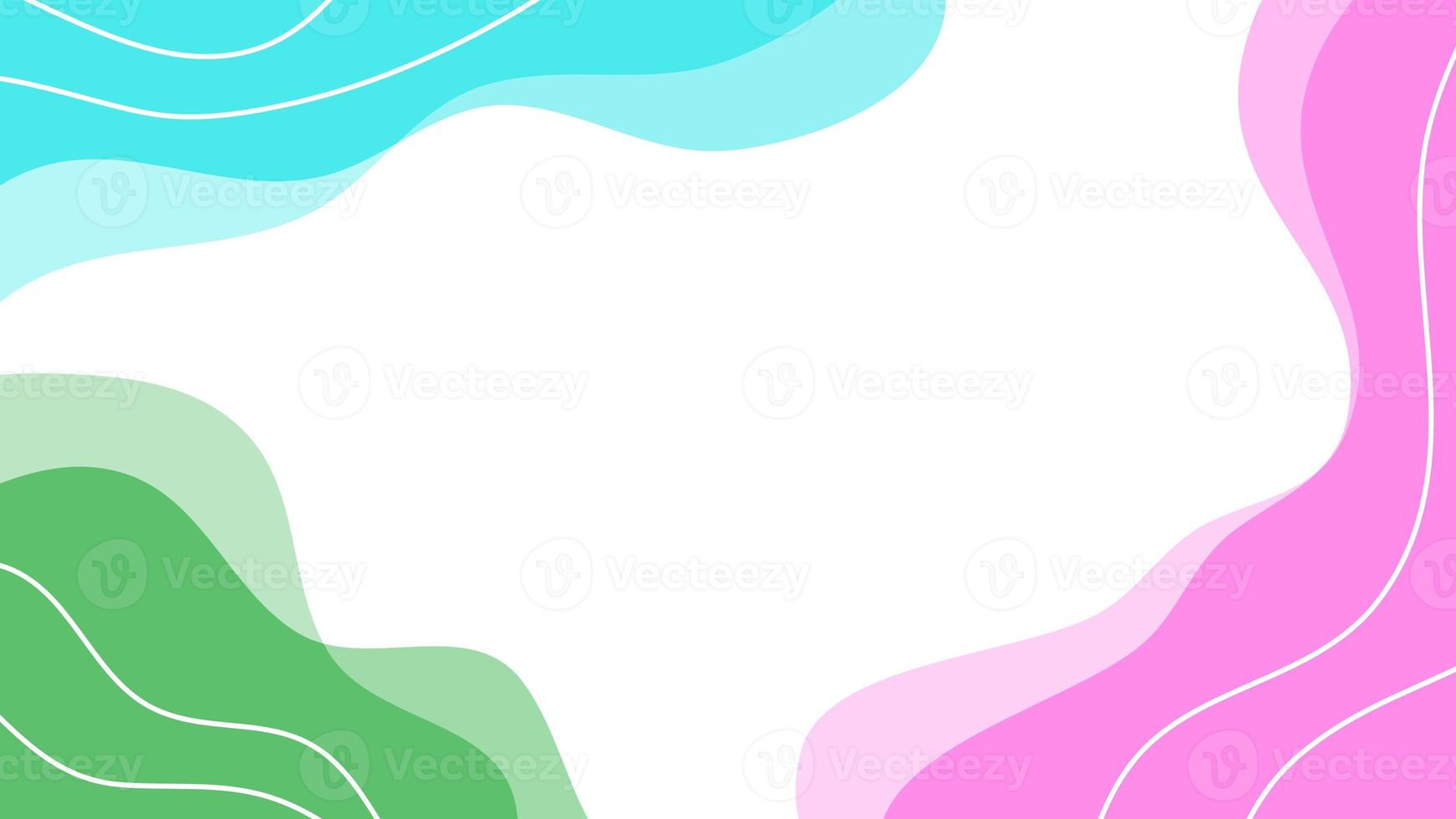 Abstract background gradient colorful wave simple modern elegant premium photo