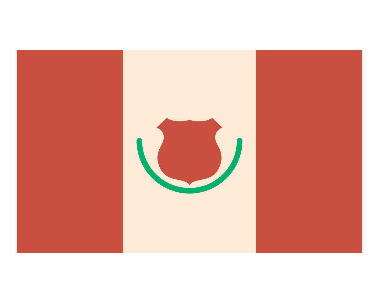 peru flag country vector