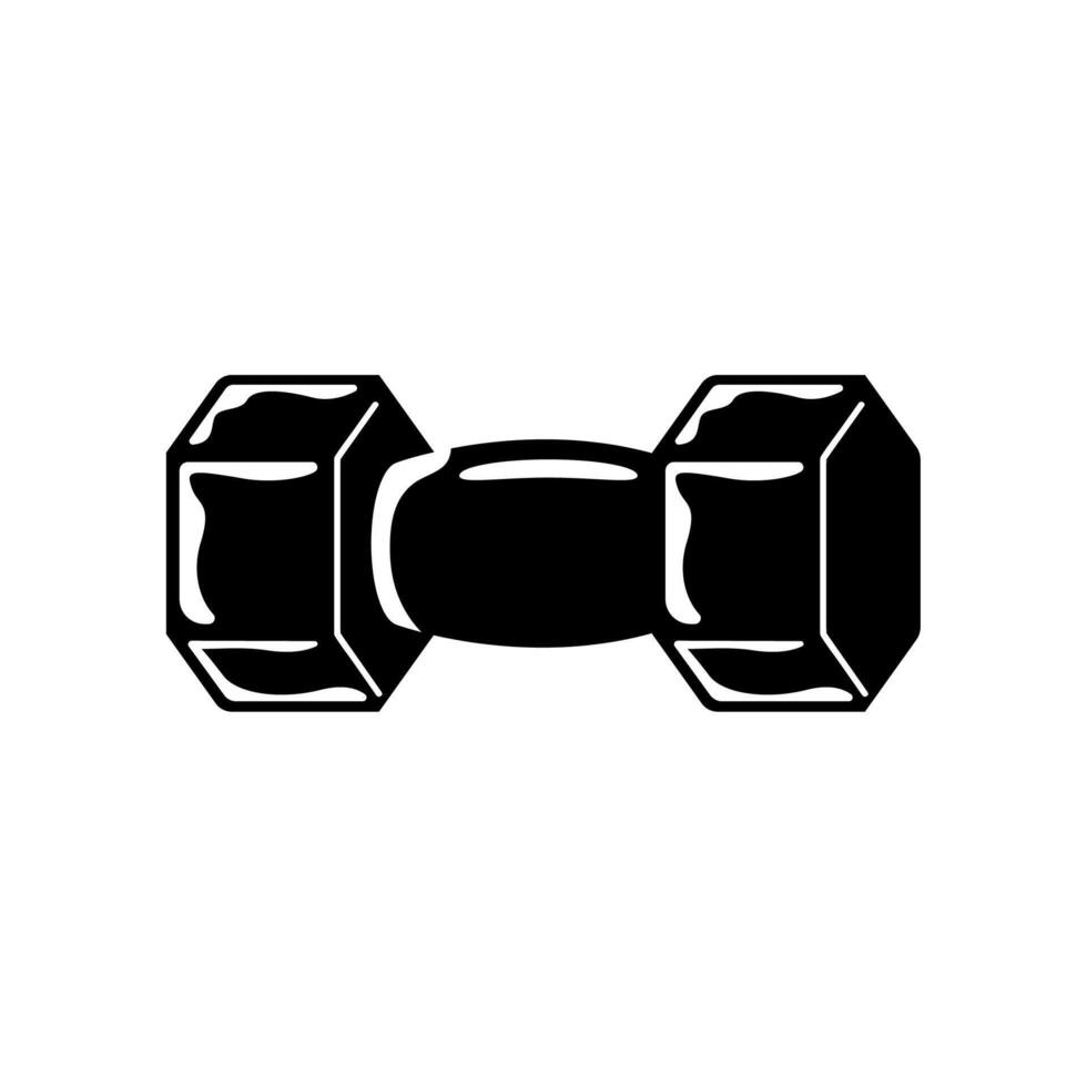 dumbbell gym equipment vector