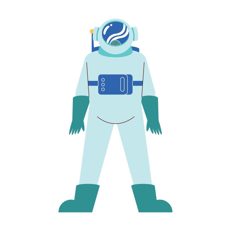 space astronaut standing vector
