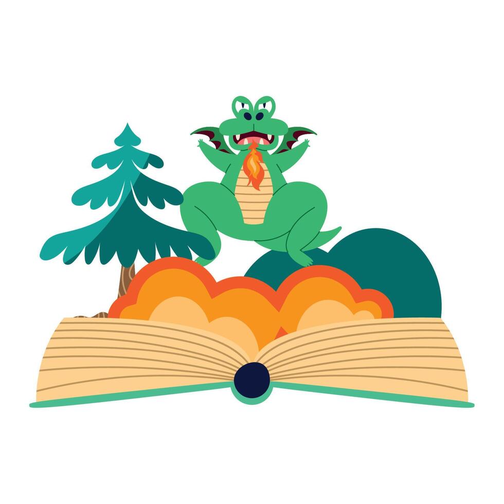 Book Story With Dragon 16976664 Vector Art At Vecteezy book-story-with-dragon-16976664-vector-art-at-vecteezy