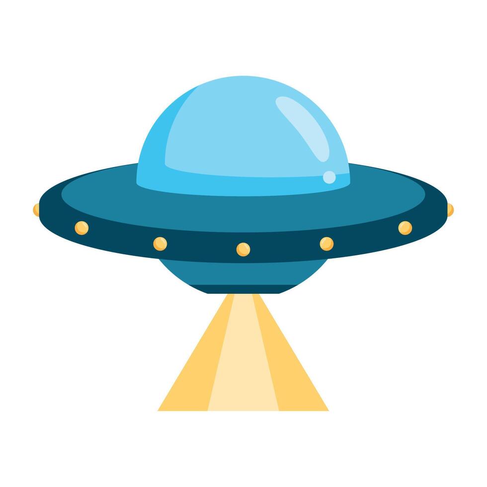 ufo flying space vector