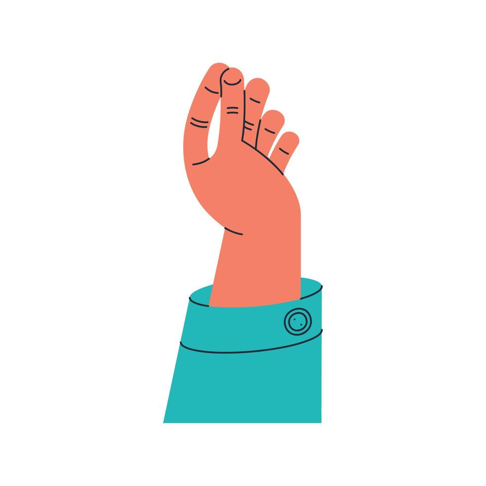 hand human up vector