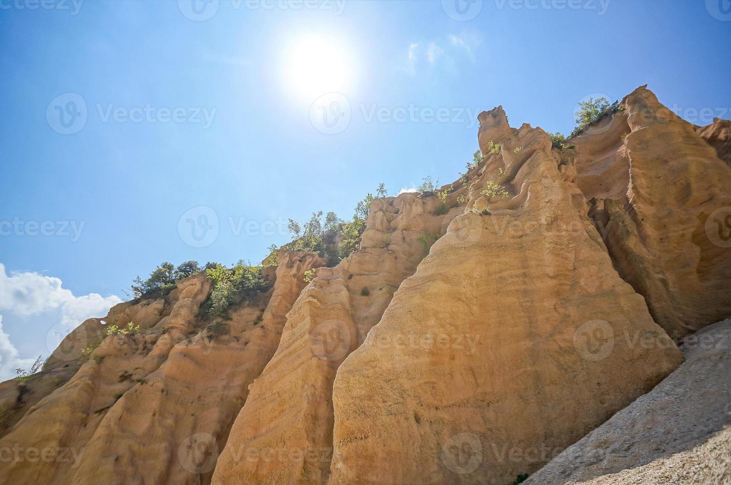 vista de sentiero lame rosse, italia foto