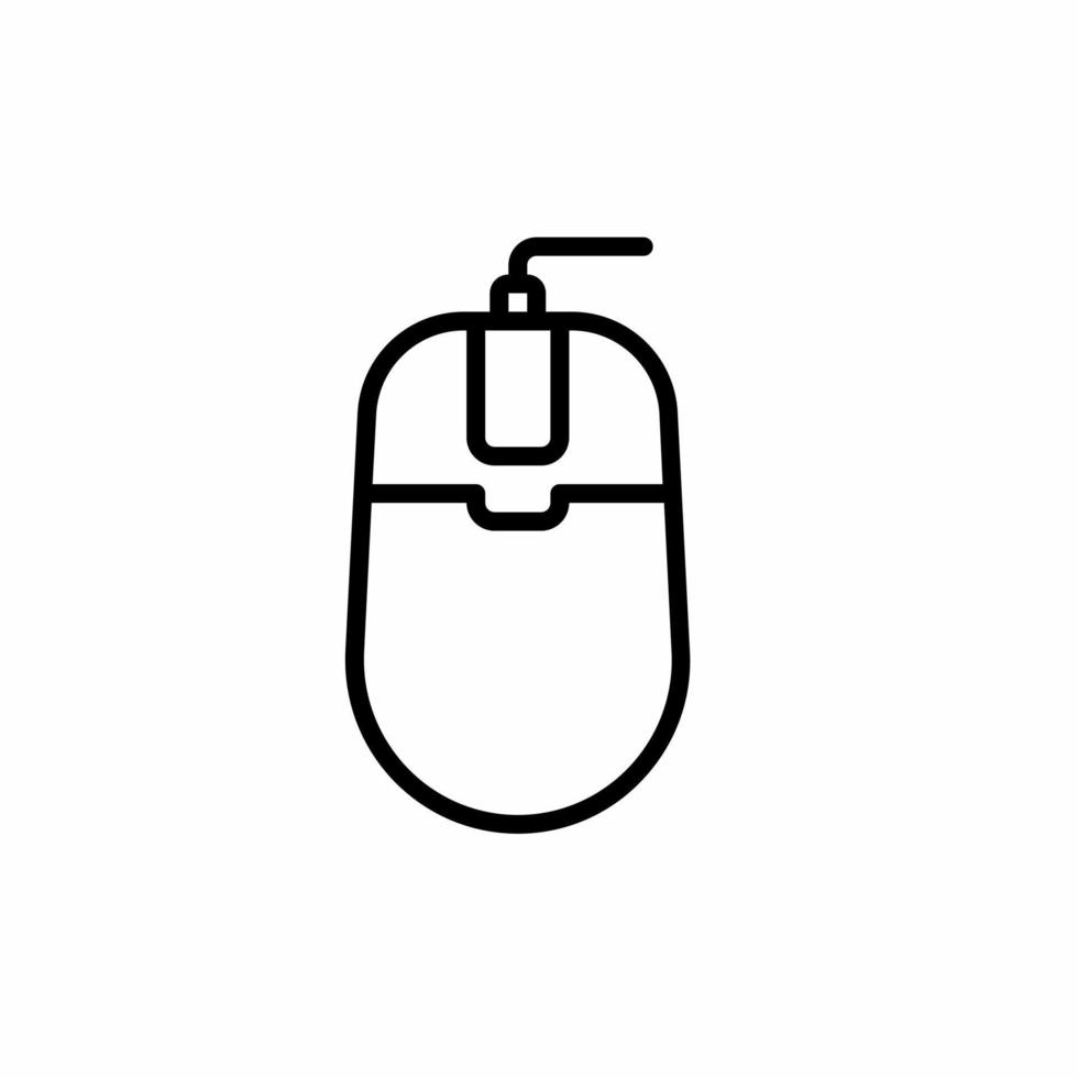 Computer mouse icon template. Stock vector illustration.