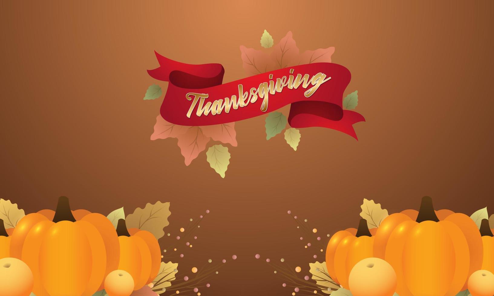 Thanksgiving day banner. Thanksgiving Day, festive dinner concept. Vector illustration for postcard, banner, card, poster, background.