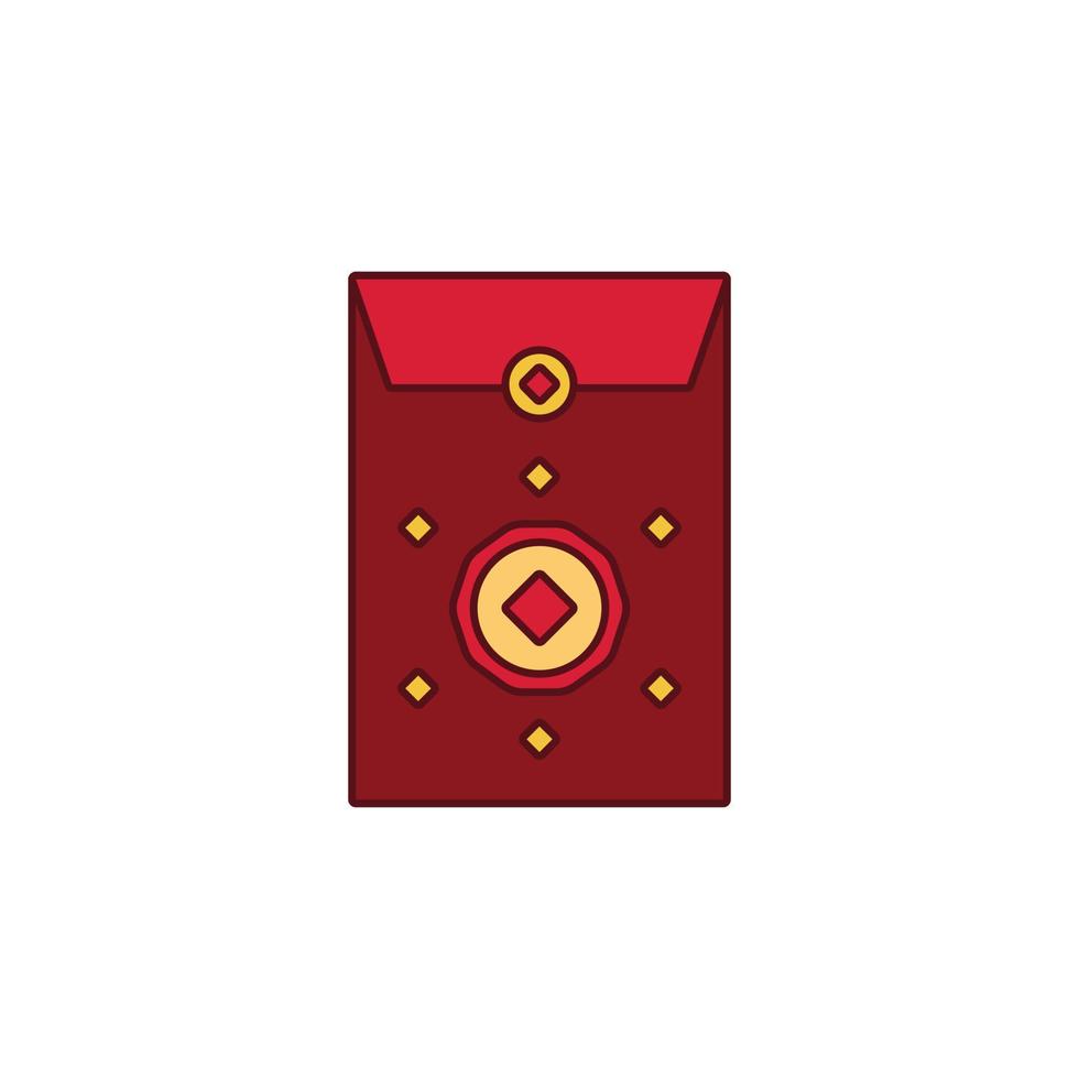 the Chinese New Year theme icon is suitable for additional ornaments vector