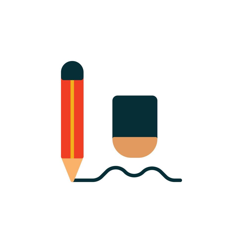 the educational theme icon is suitable for additional ornaments vector