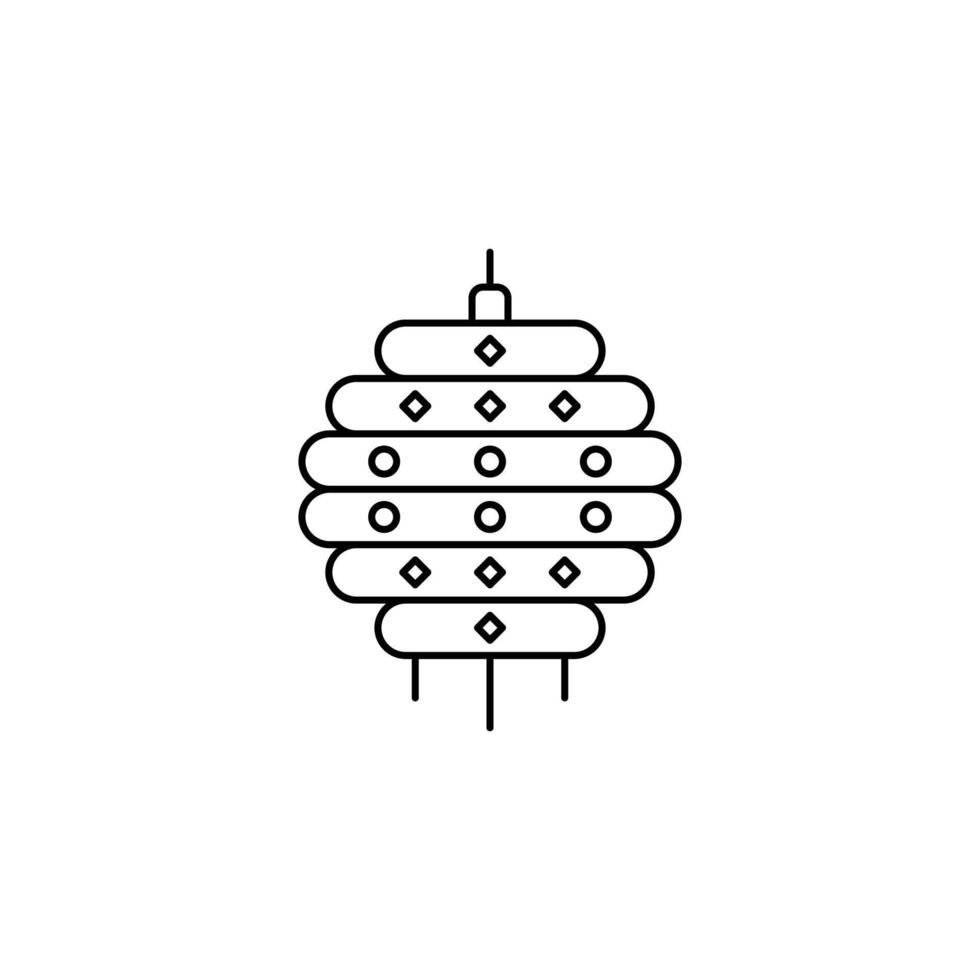 the Chinese New Year theme icon is suitable for additional ornaments vector