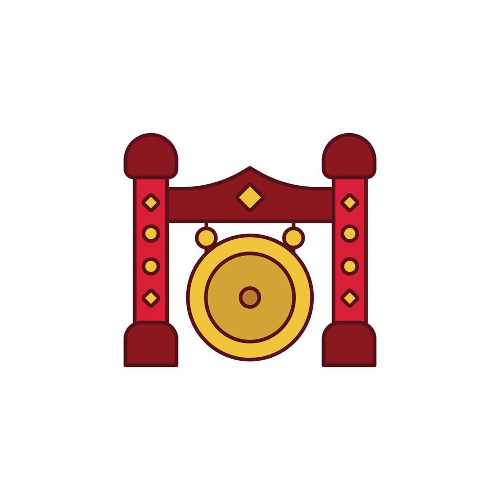 the Chinese New Year theme icon is suitable for additional ornaments vector