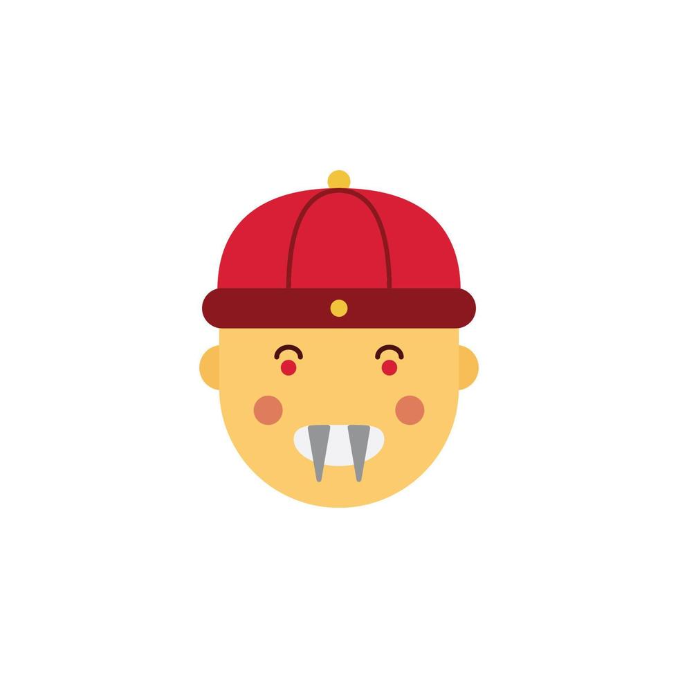 the Chinese New Year theme icon is suitable for additional ornaments vector