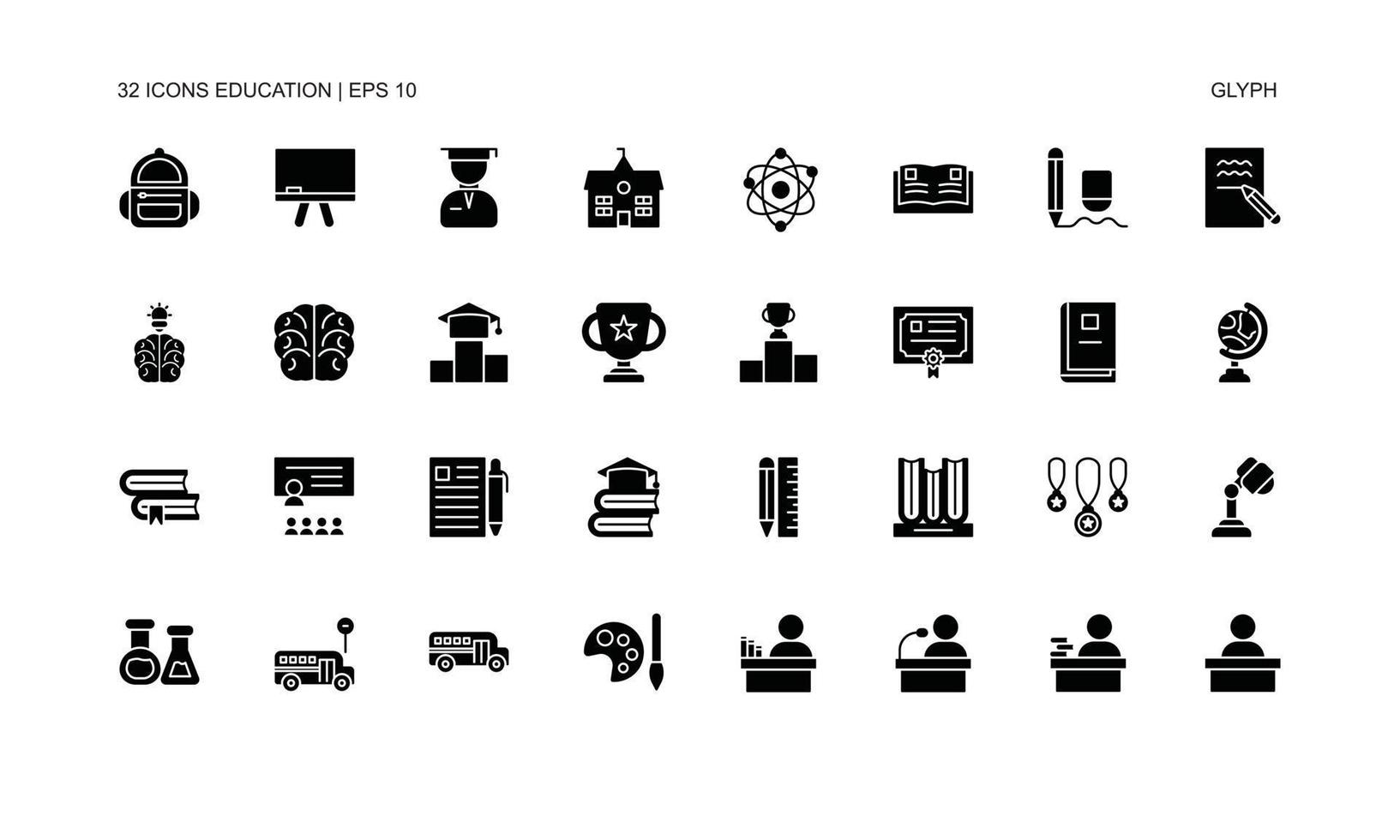 the educational theme icon is suitable for additional ornaments vector