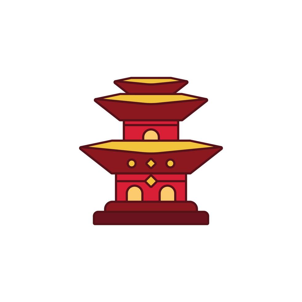 the Chinese New Year theme icon is suitable for additional ornaments vector