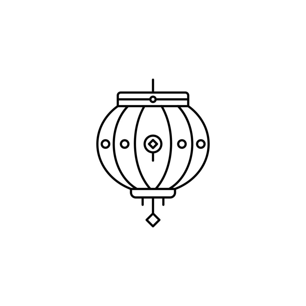 the Chinese New Year theme icon is suitable for additional ornaments vector