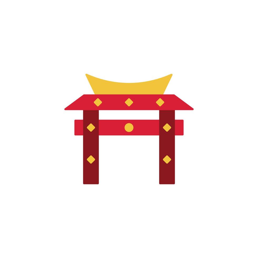 the Chinese New Year theme icon is suitable for additional ornaments vector