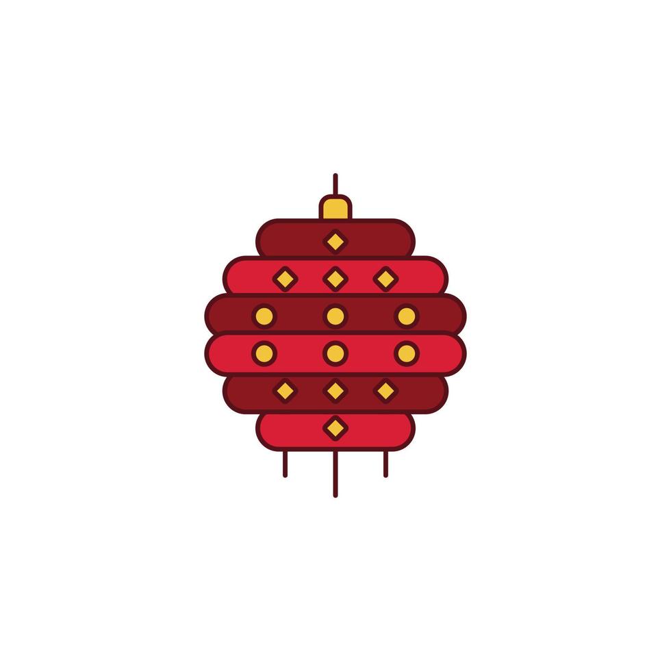 the Chinese New Year theme icon is suitable for additional ornaments vector