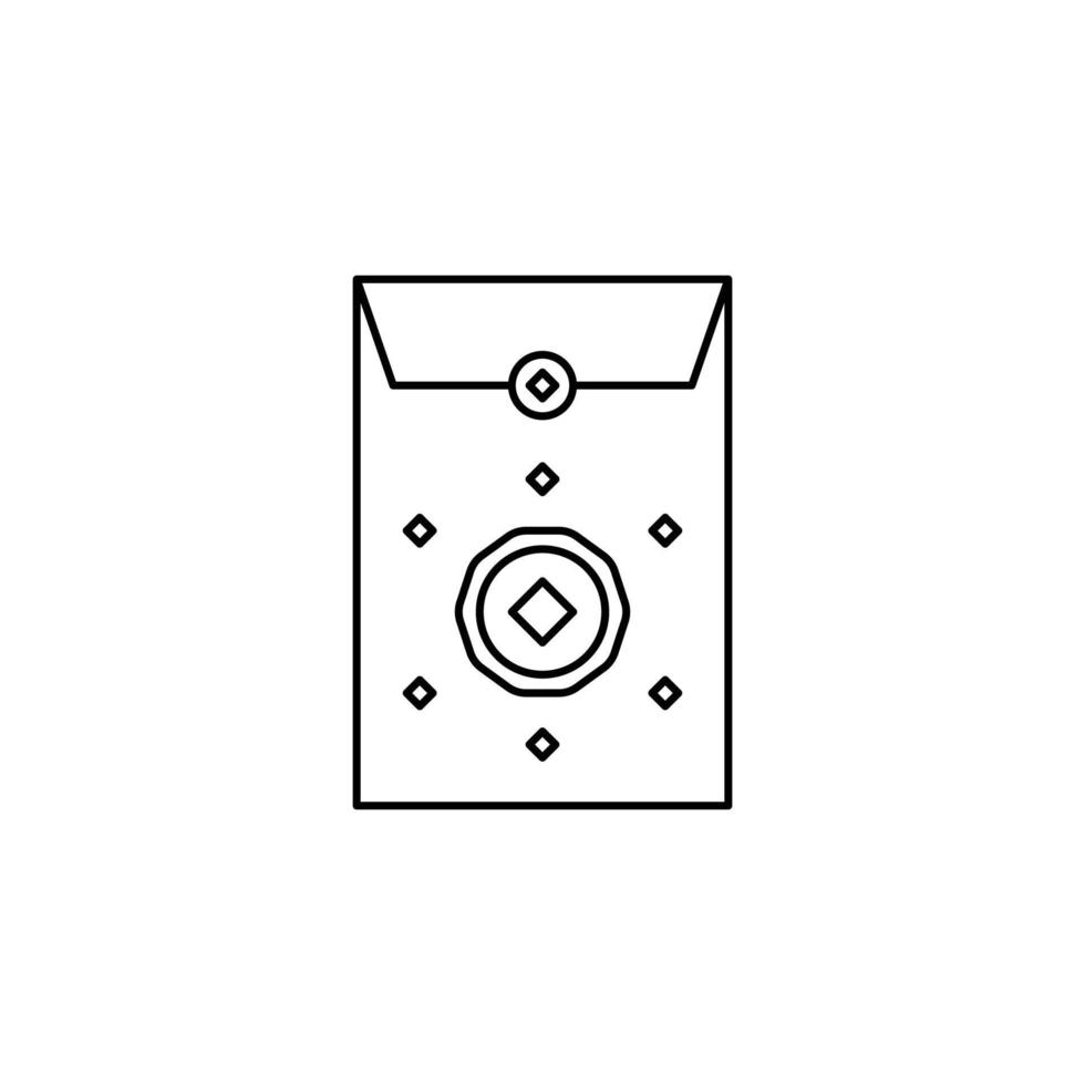 the Chinese New Year theme icon is suitable for additional ornaments vector