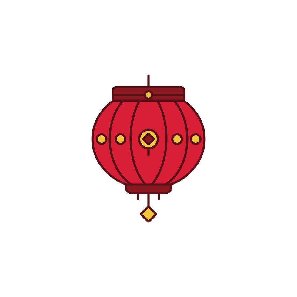 the Chinese New Year theme icon is suitable for additional ornaments vector