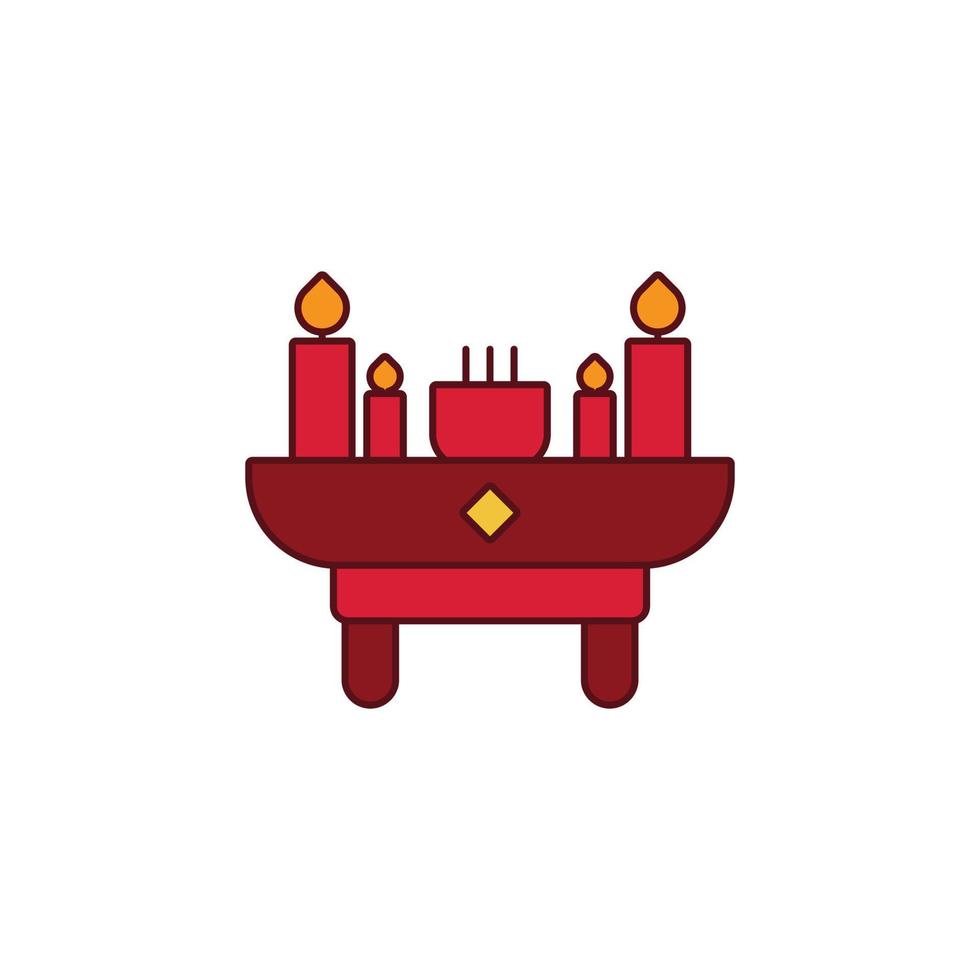 the Chinese New Year theme icon is suitable for additional ornaments vector