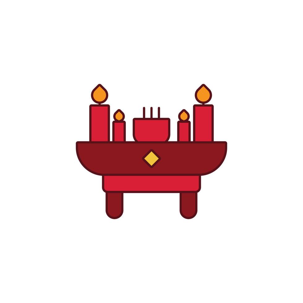 the Chinese New Year theme icon is suitable for additional ornaments vector