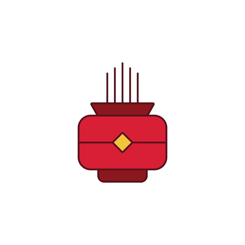 the Chinese New Year theme icon is suitable for additional ornaments vector
