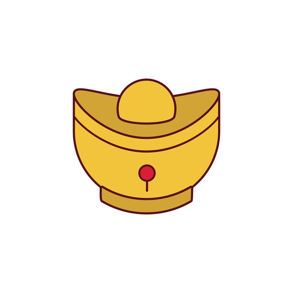 the Chinese New Year theme icon is suitable for additional ornaments vector