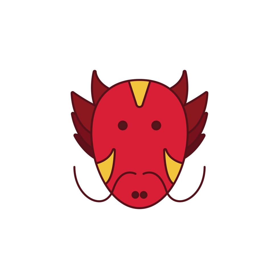 the Chinese New Year theme icon is suitable for additional ornaments vector