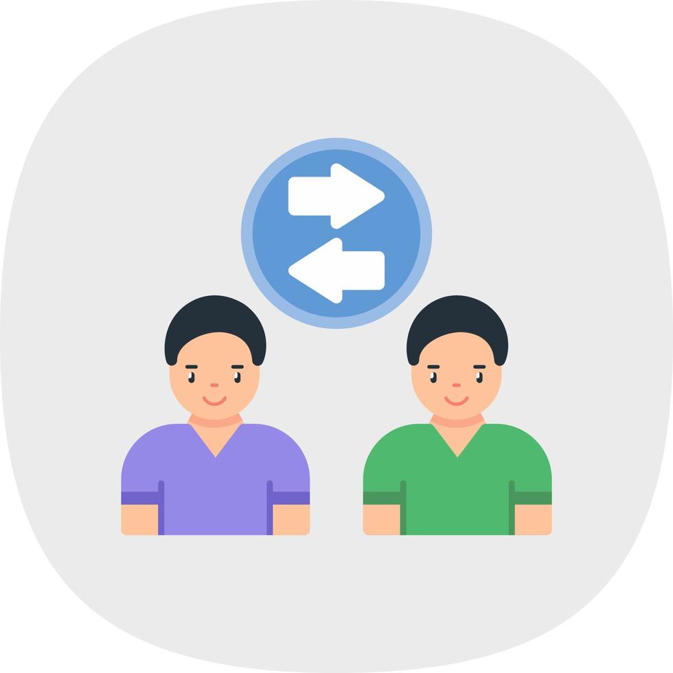 Employee Turnover Vector Icon Design