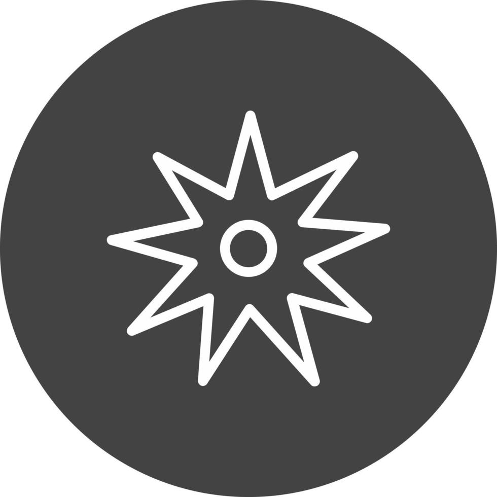 Bahai Vector Icon Design