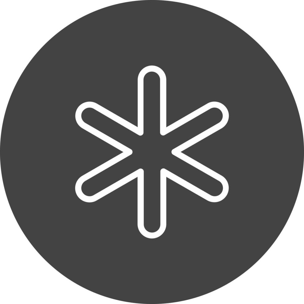 Asterisk Vector Icon Design