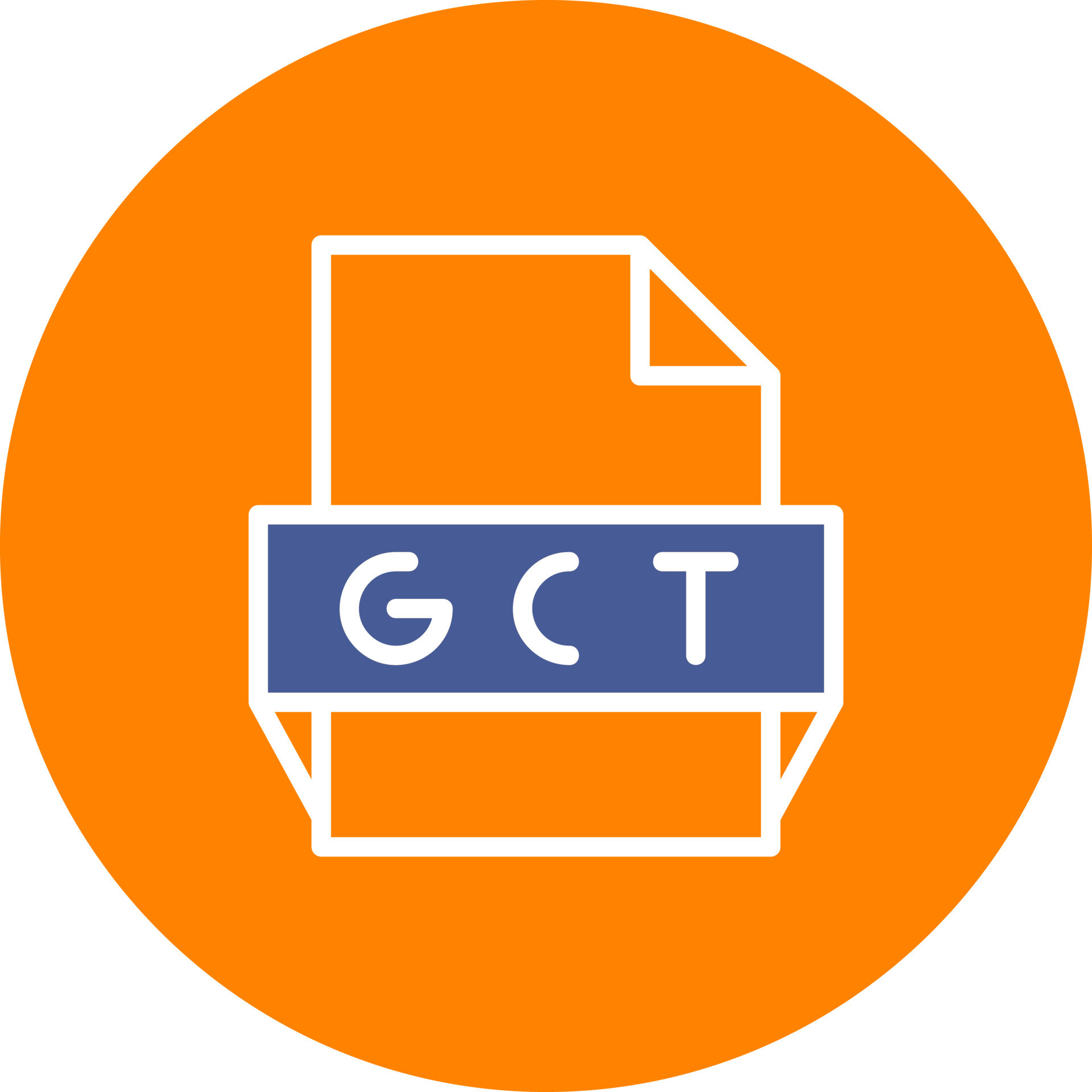 Gtc File Format Icon 16979464 Vector Art at Vecteezy