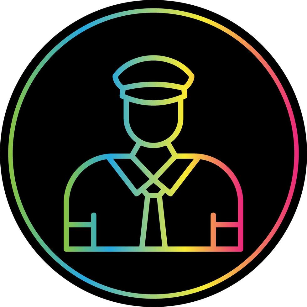 Steward Vector Icon Design