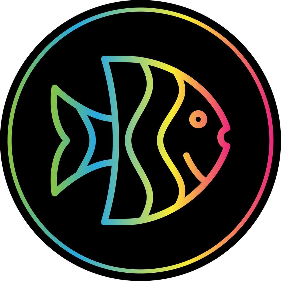 Angelfish Vector Icon Design