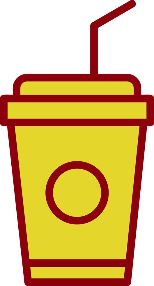 Plastic Cup Vector Icon Design