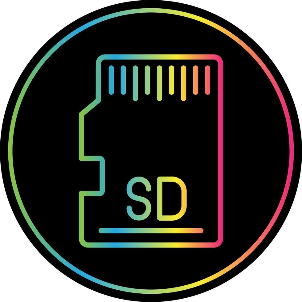 Sd Card Vector Icon Design