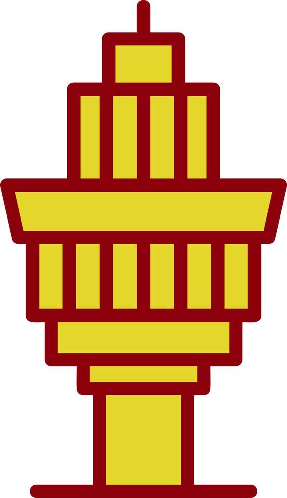 Control Tower Vector Icon Design
