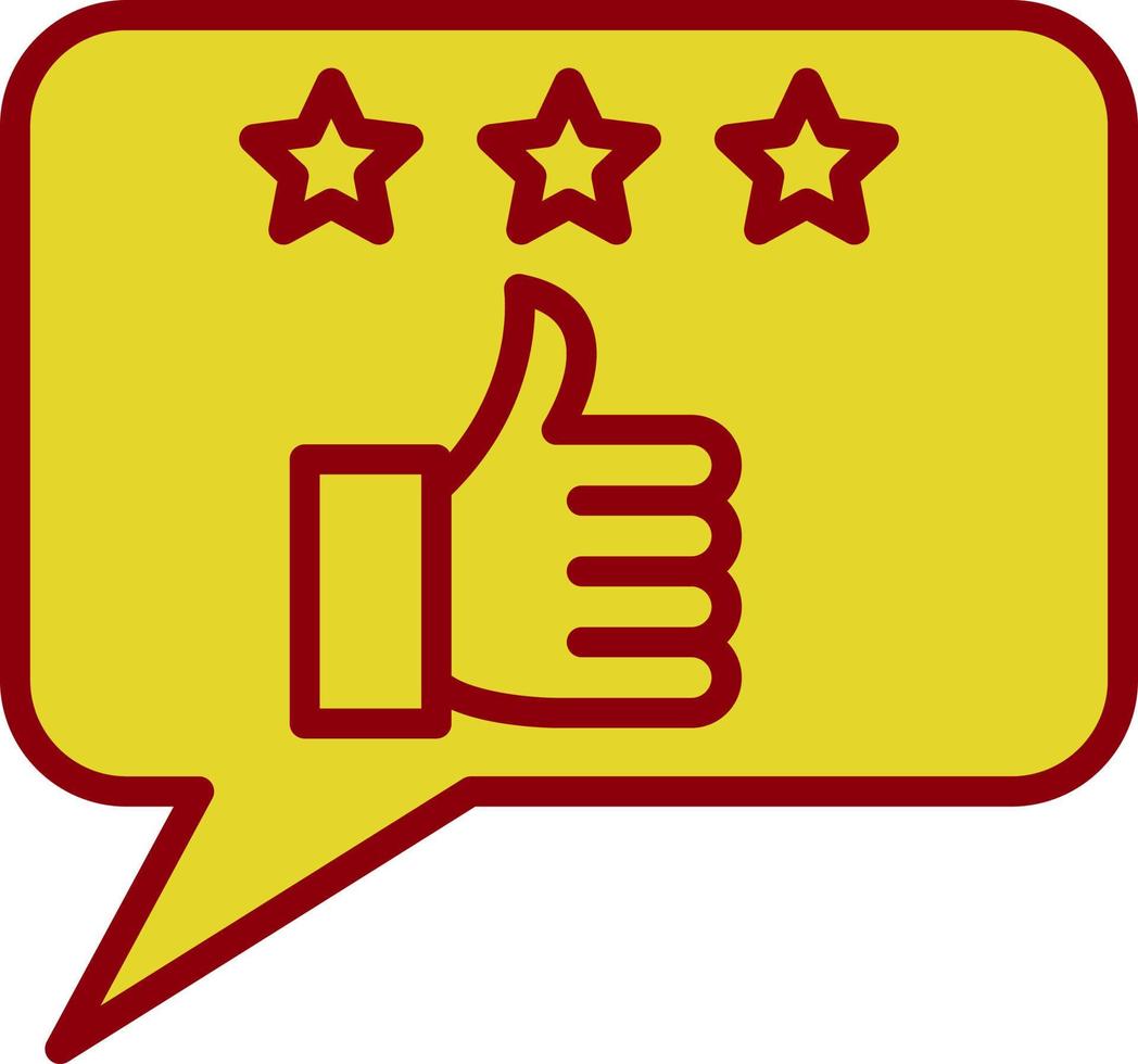 Good Feedback Vector Icon Design