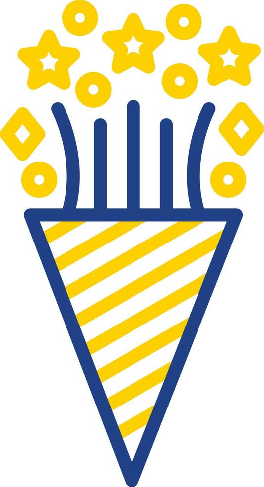 Confetti Vector Icon Design