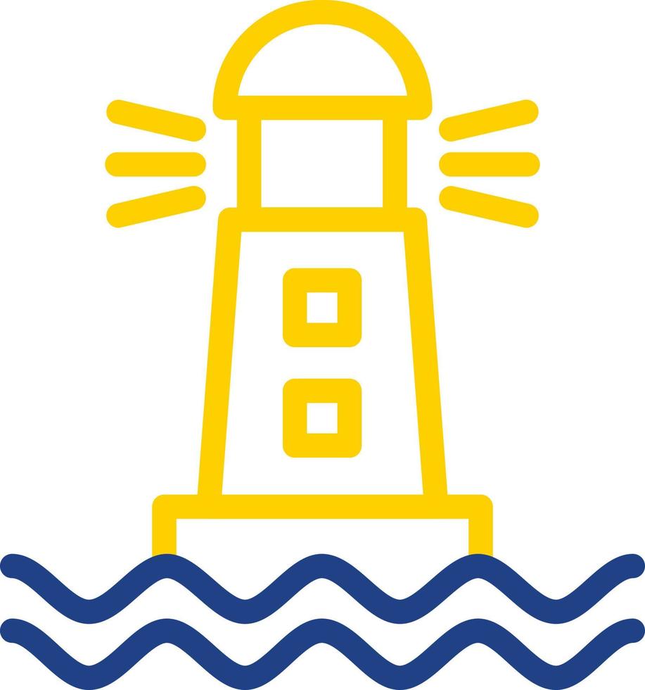 Lighthouse Vector Icon Design