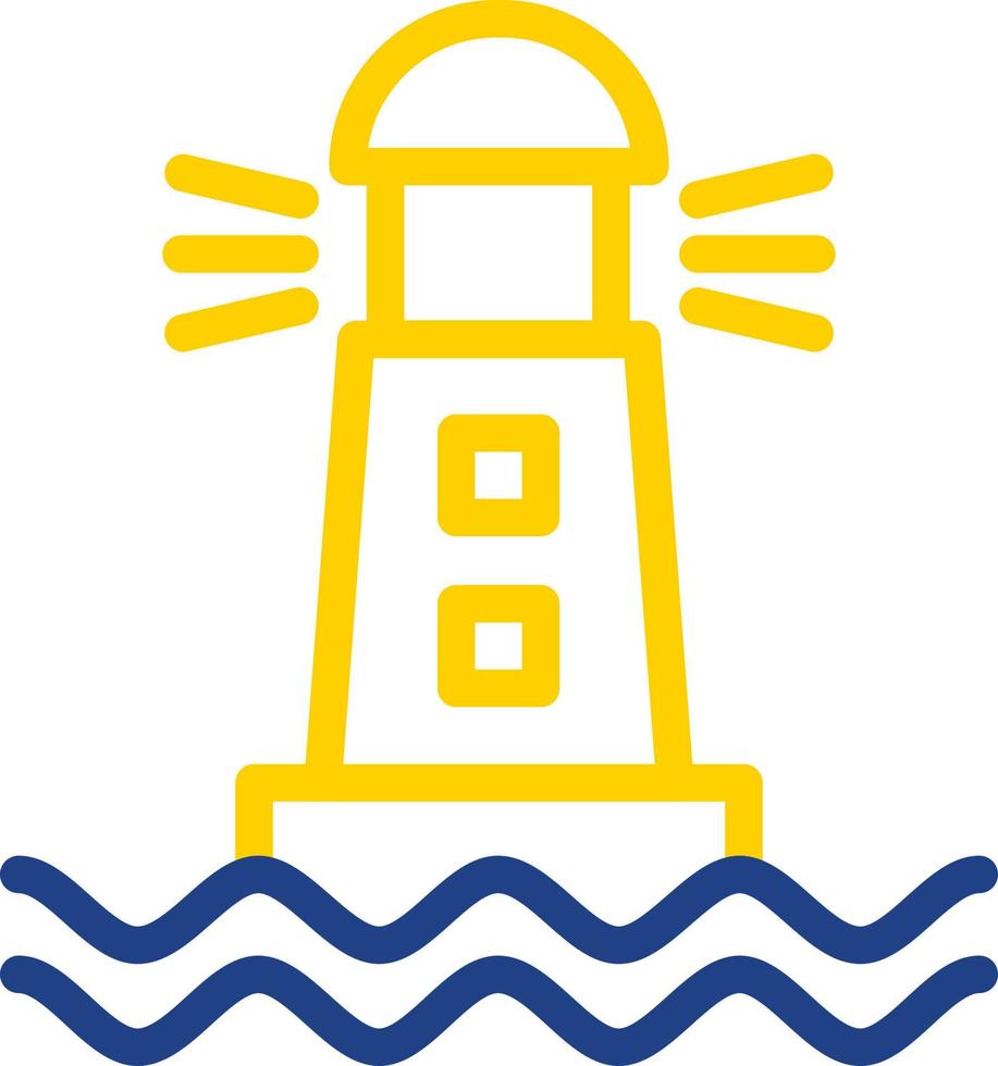 Lighthouse Vector Icon Design