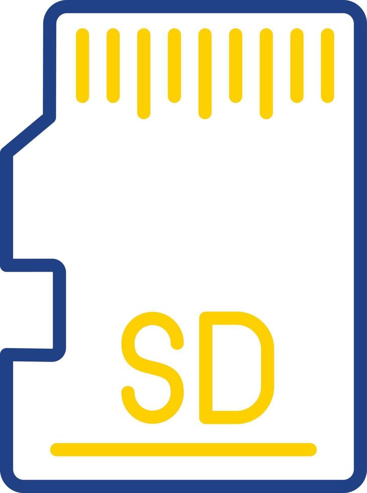 diseño de icono de vector de tarjeta sd