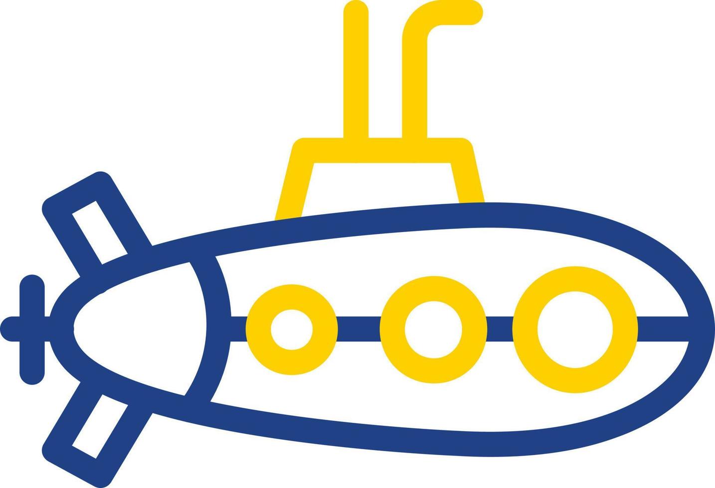 Submarine Vector Icon Design