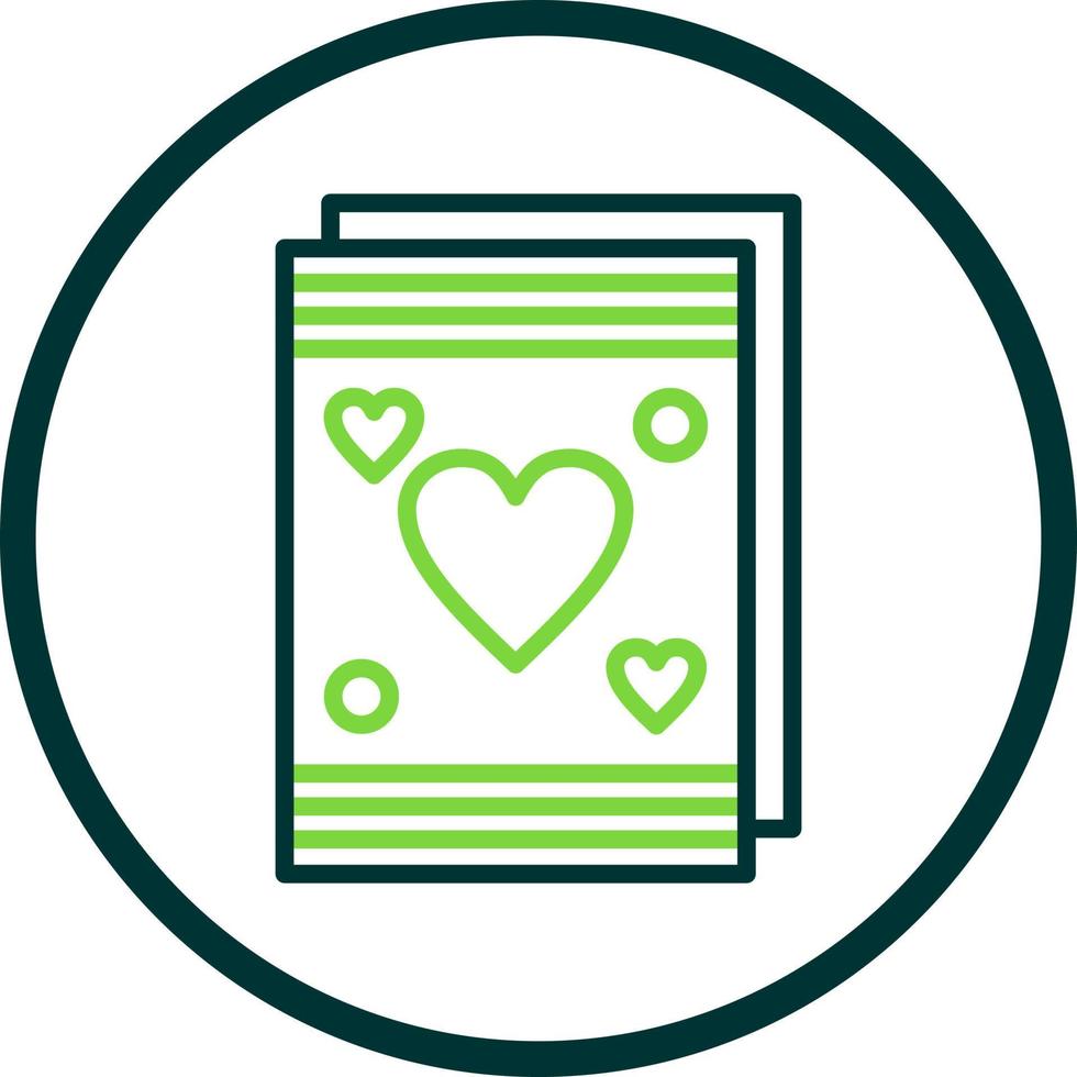 Greeting Card Vector Icon Design