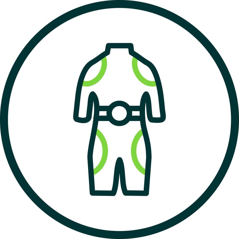 diseño de icono de vector de traje de buceo