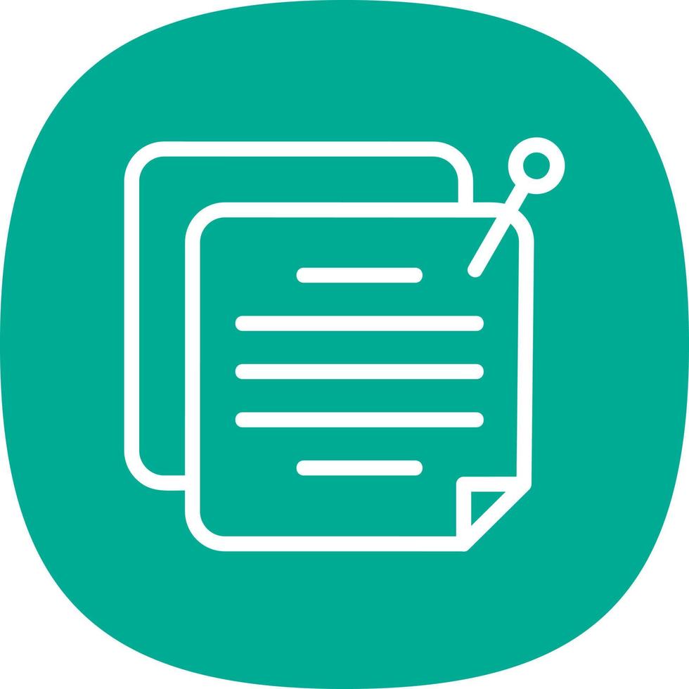 Sticky Note Vector Icon Design