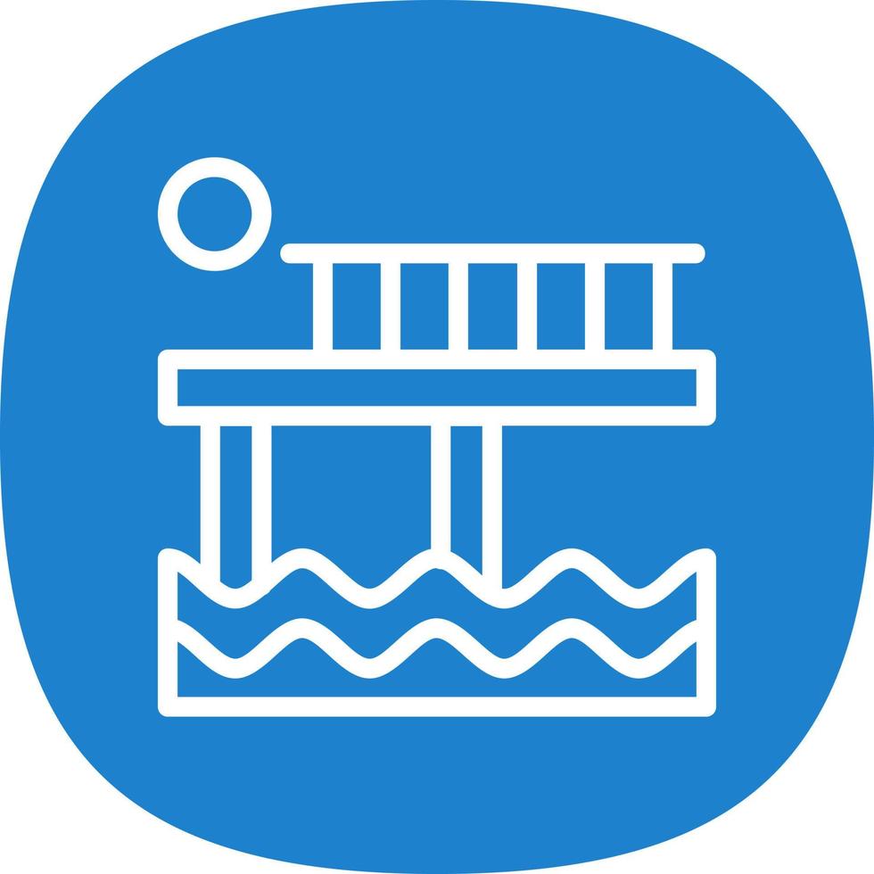 Pier Vector Icon Design