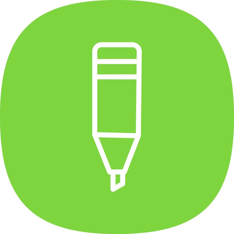 Highlighter Vector Icon Design