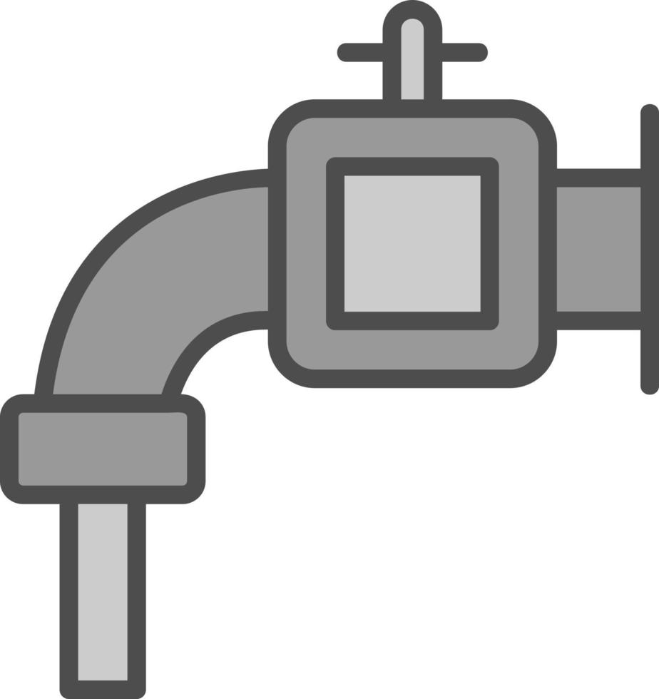 diseño de icono de vector de tubería de agua